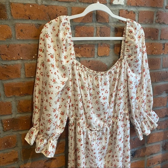 NWT Reformation Karly Floral Colette Midi Dress in Medium - Picture 6 of 15